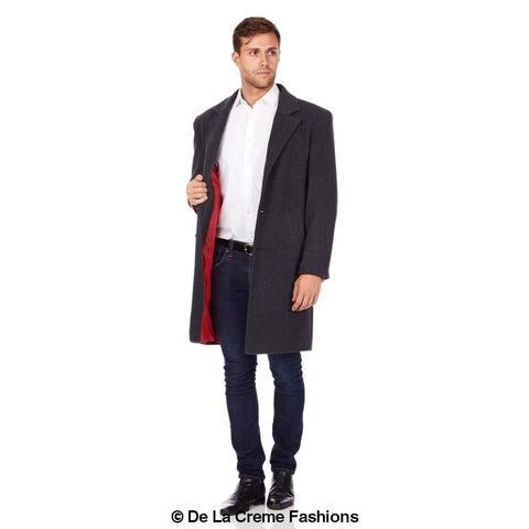 Men's Cashmere Full Length Coat