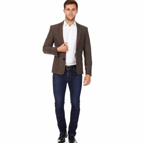 Mens Wool Blazer Jacket