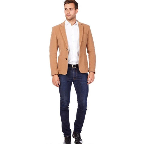 Mens Wool Blazer Jacket